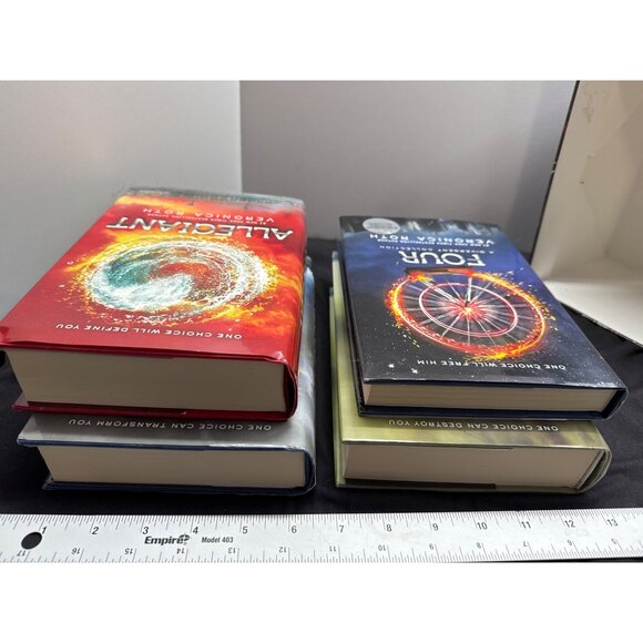 The Divergent Series HardCover Boxed Set By Veronica Roth: Divergent Insurgent A - Picture 6 of 16